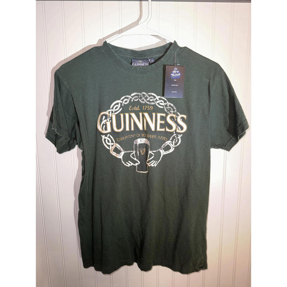 Guinness Official Merchandise Green T-Shirt Medium